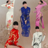 Aodai Dress for V4は、きれいなチャイナドレス！ 改訂版