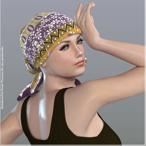 70s headscarf