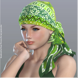 70s headscarf