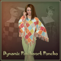 Dynamic Patchwork Ponchoは、普段着だけどおしゃれ？ 改訂版