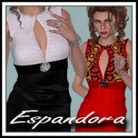2P3D Espandora Chickは、魅力的なスーツ 改訂版