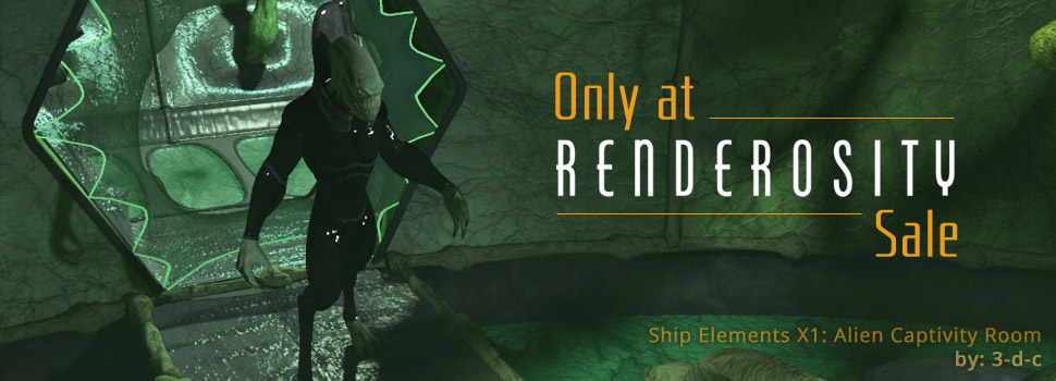 Only at Renderosity Sale | Week 3