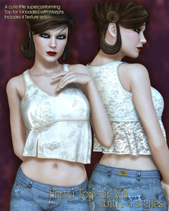 Flirty Top for V4 with 4 styles