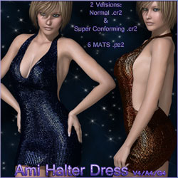 Ami Halter Dress V4-A4-G4