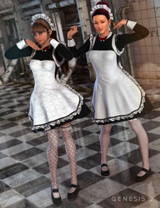 The Maid Outfit for Genesis 2 Female(s)