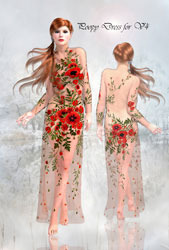 Flower Dress for V4
