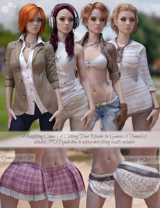 Wear Them All - Autofitting Clones and Clothing Smoothers for Genesis 3 Female(s)