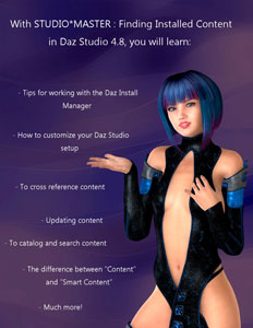 STUDIO*MASTER: Finding Installed Content in DAZ Studio 4.8