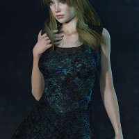 Lace Dress for V4は、モテワンピ？